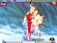 une photo d'Ã©cran de Street Fighter 3 - Double Impact sur Sega Dreamcast